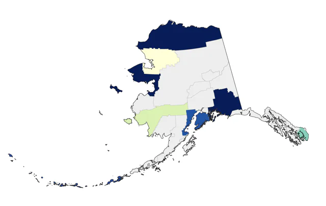 Black Guillemot county map