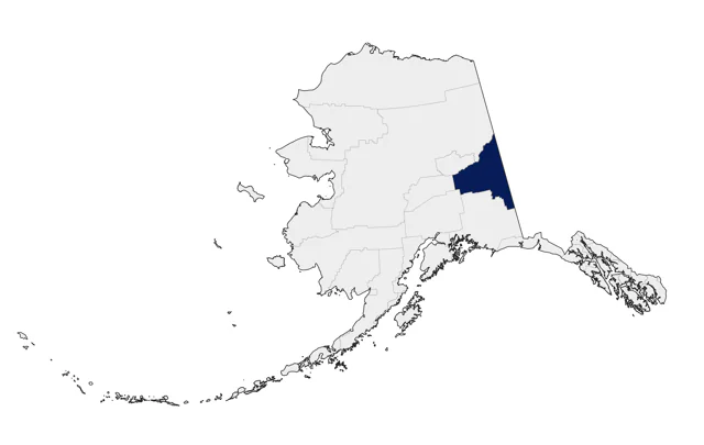 Black Phoebe county map