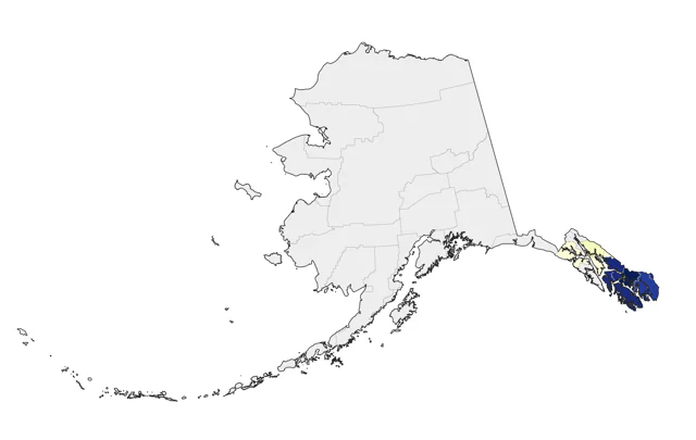 Black Swift county map