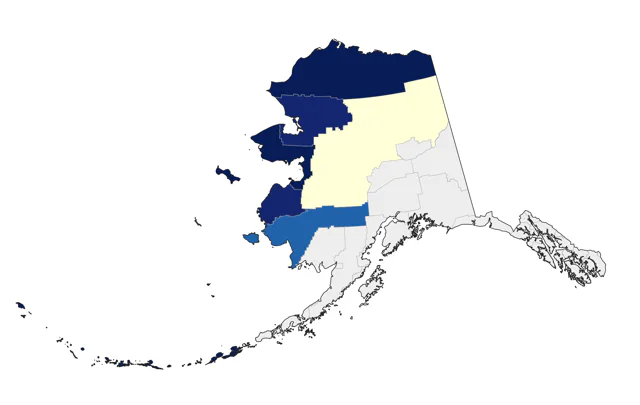 Bluethroat county map