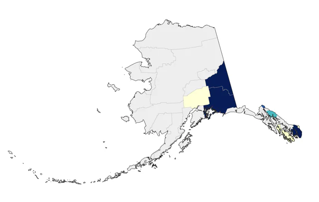 Brewer's Sparrow county map