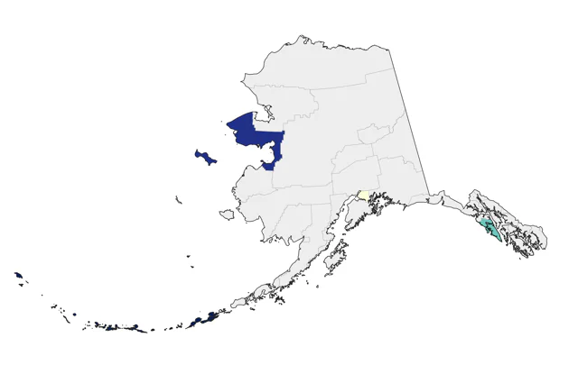 Brown Shrike county map