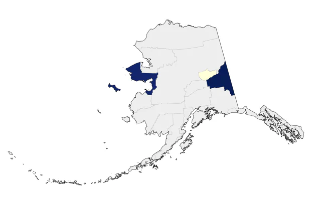 Common Crane county map
