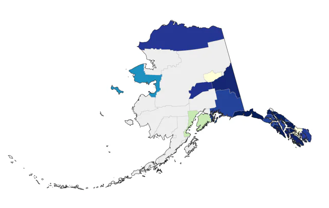 Common Nighthawk county map