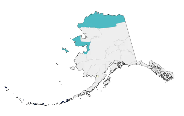 Common Tern county map