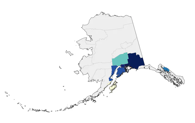 Costa's Hummingbird county map