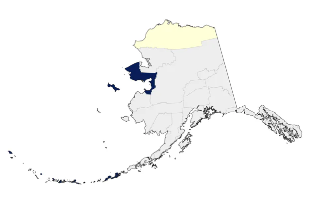 Dark-sided Flycatcher county map