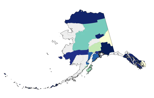 Eastern Kingbird county map