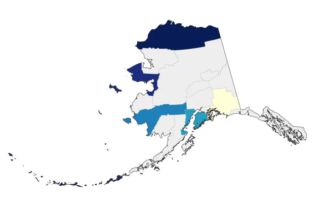 Eurasian Skylark county map