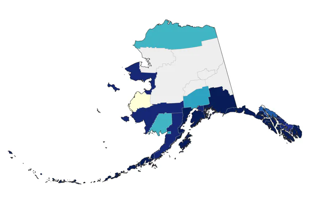 Fork-tailed Storm-Petrel county map