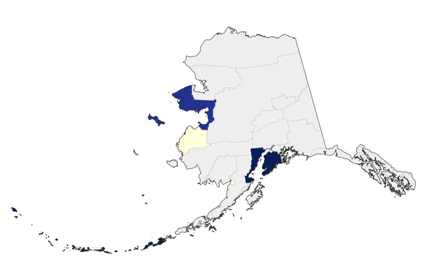 Garganey county map