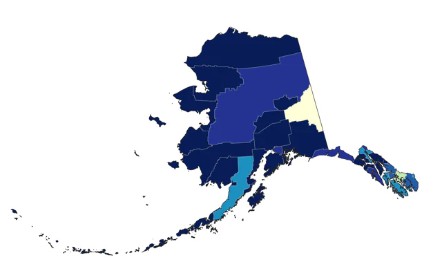 Glaucous Gull county map