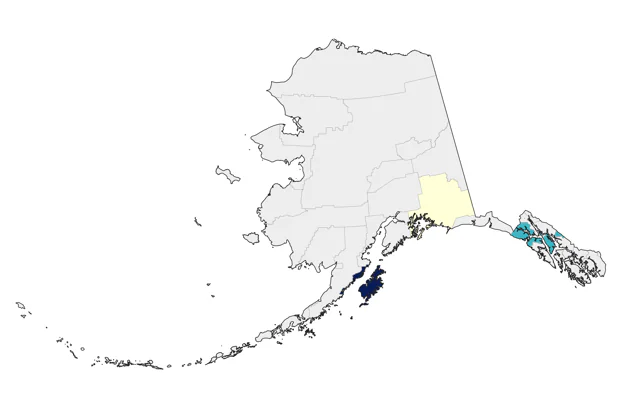 Great Shearwater county map