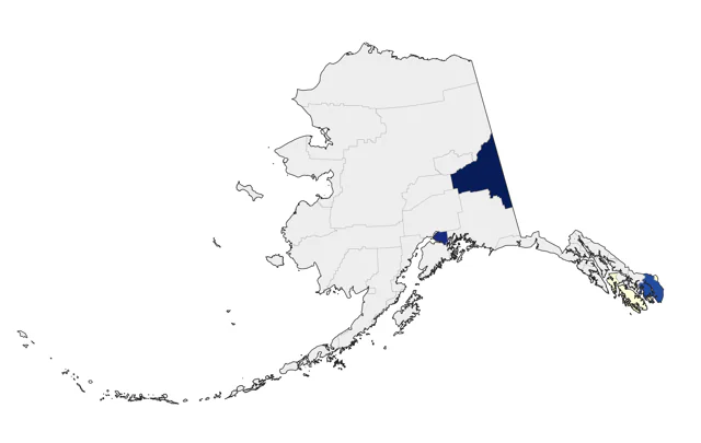 House Finch county map