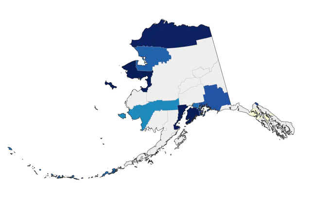 Ivory Gull county map
