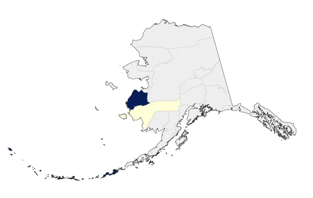 Kamchatka Leaf Warbler county map