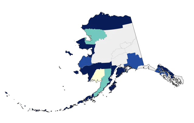 King Eider county map