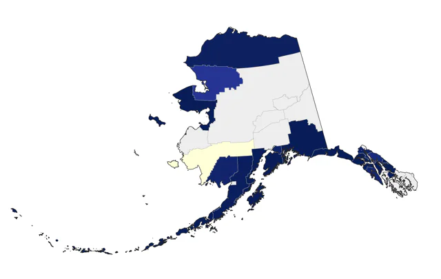 Kittlitz's Murrelet county map
