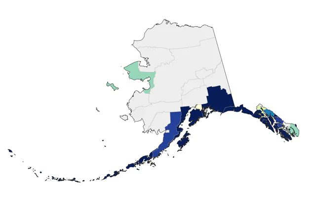 Leach's Storm-Petrel county map