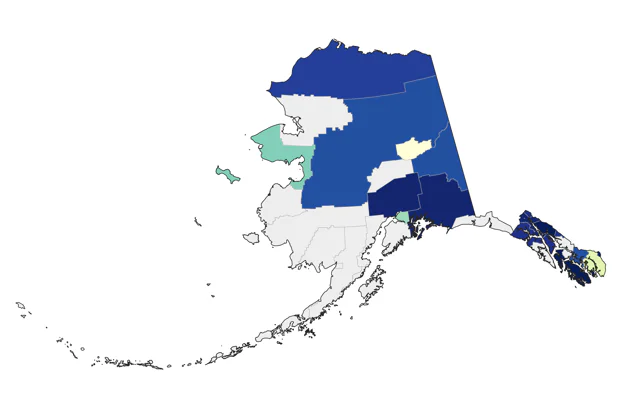 Least Flycatcher county map