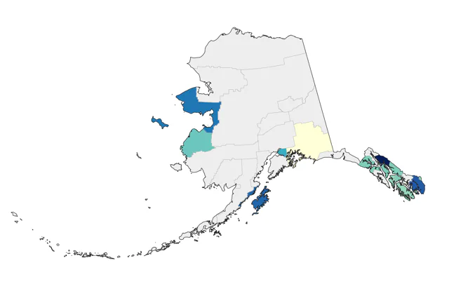 Little Gull county map