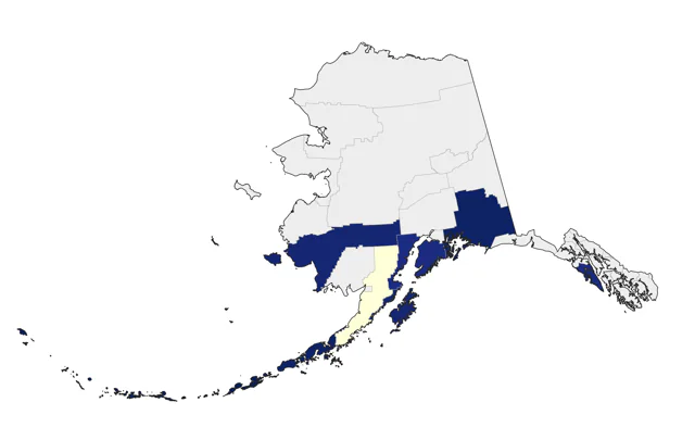 Mottled Petrel county map