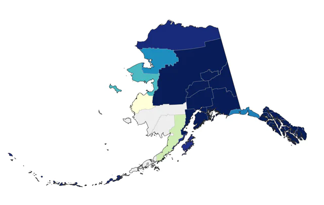 Northern Flicker county map