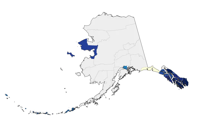 Northern Rough-winged Swallow county map