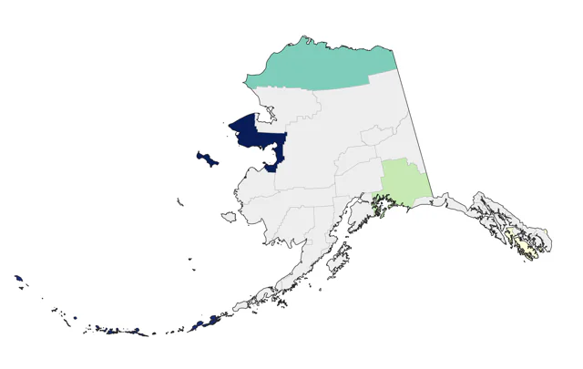 Pacific Swift county map