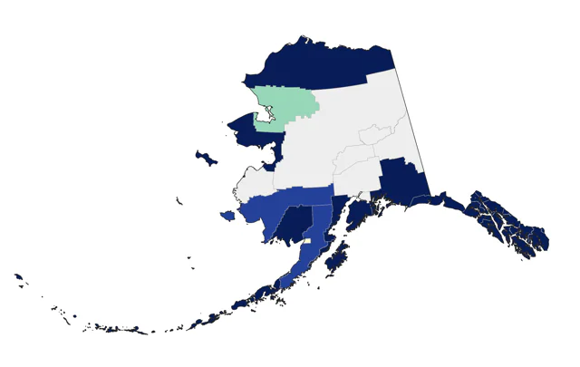 Pigeon Guillemot county map