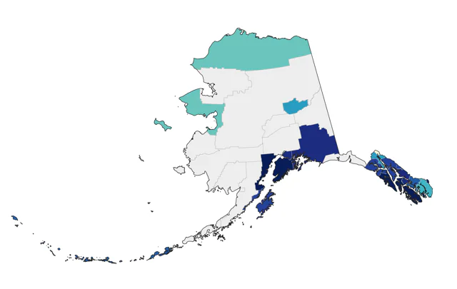 Purple Finch county map