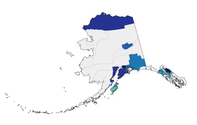 Purple Martin county map