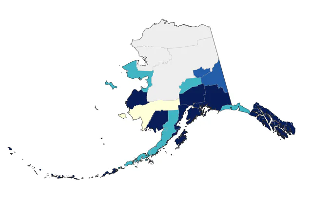 Red Crossbill county map