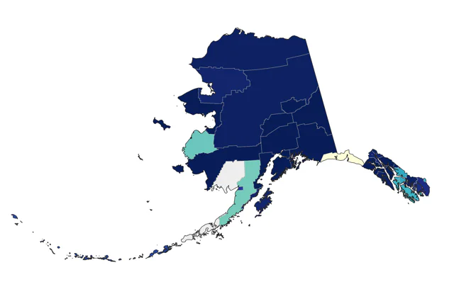 Redhead county map