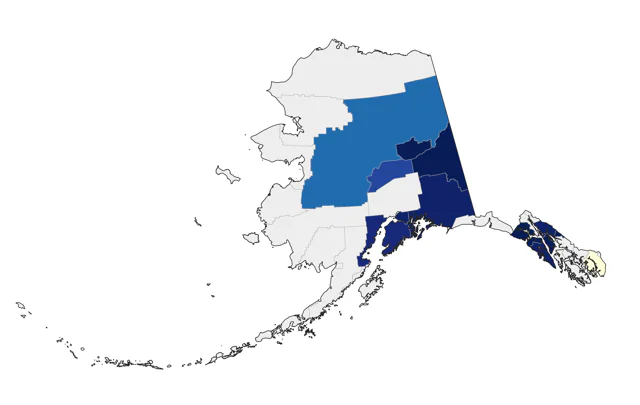 Ruddy Duck county map