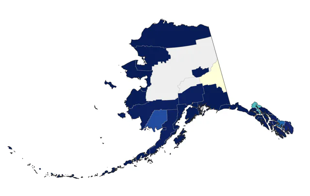 Ruddy Turnstone county map