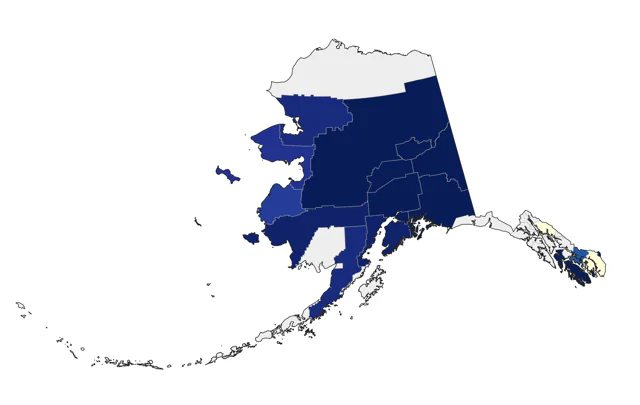 Ruffed Grouse county map