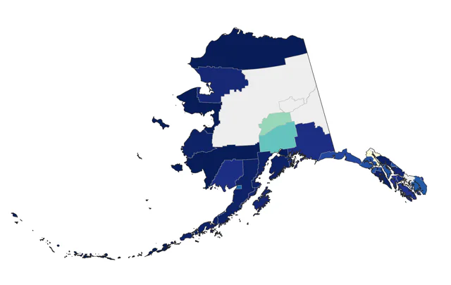 Slaty-backed Gull county map