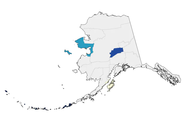 Smew county map