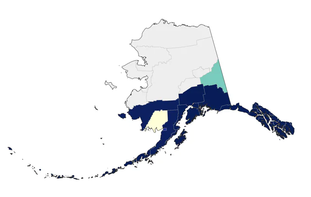 Song Sparrow county map