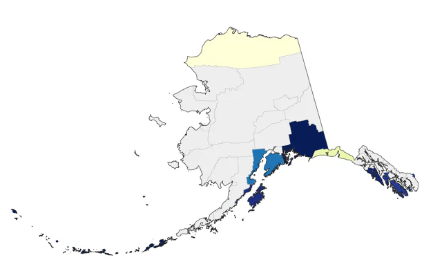 South Polar Skua county map