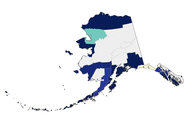 Thick-billed Murre county map