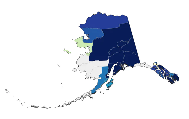 Townsend's Solitaire county map