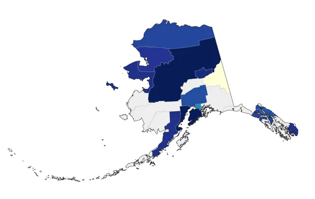 Turkey Vulture county map