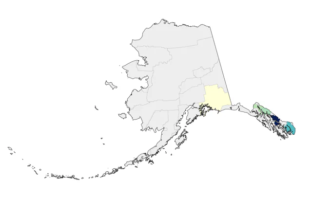Western Cattle-Egret county map