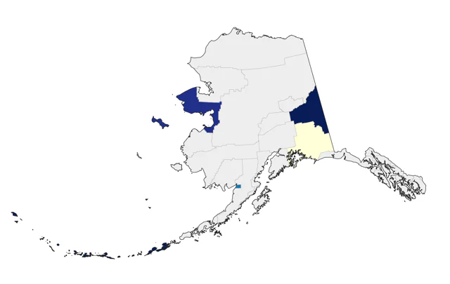 Whooper Swan county map