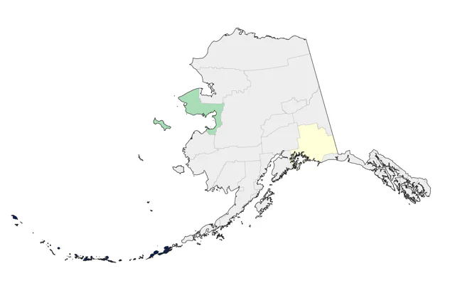 Wood Warbler county map