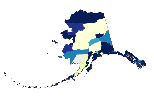 Yellow-billed Loon county map