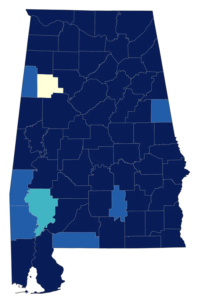 Bald Eagle county map