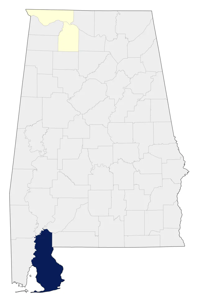 Band-rumped Storm-Petrel county map